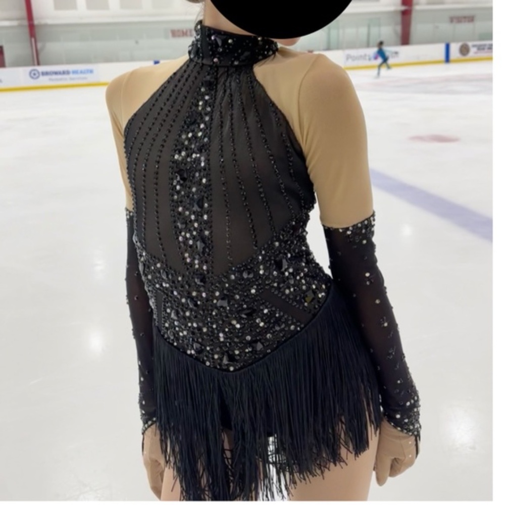 Custom Figure Skating Competition Dress - Girls Size 11/12
